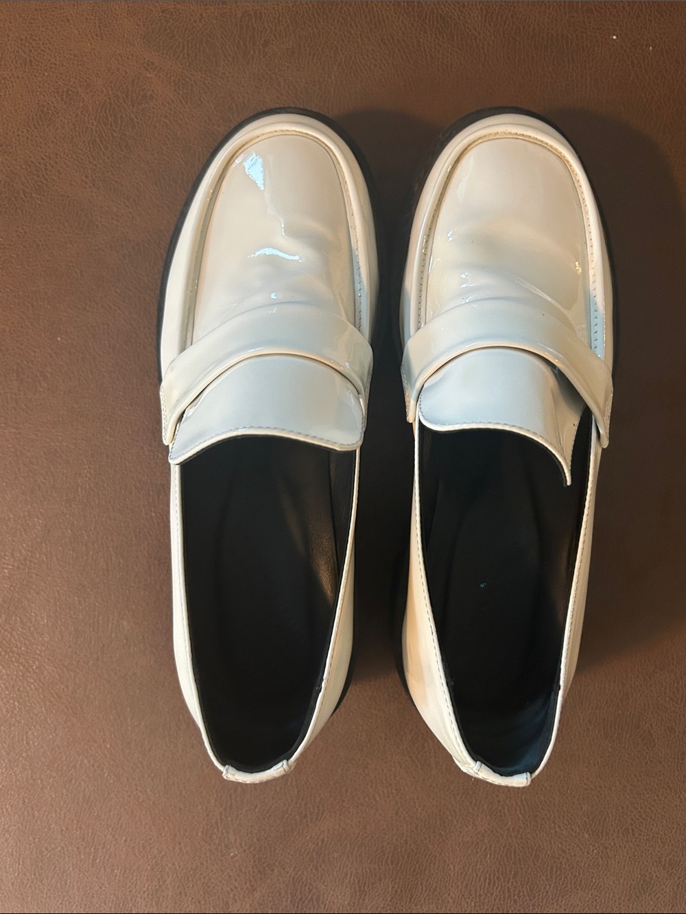 Dorothee SCHUMACHER  Woman White Patent Loafers